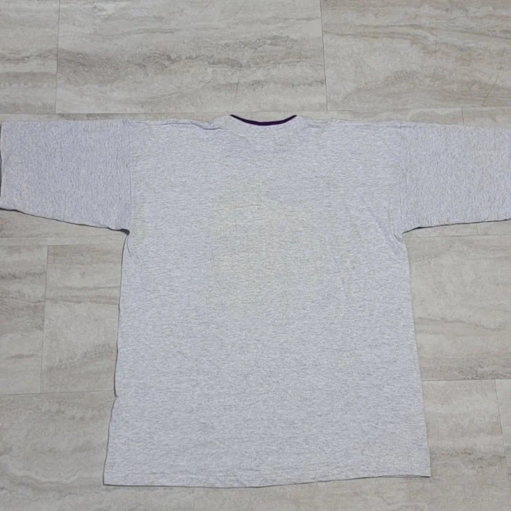 Vintage Dinkey Creek Aztec Fish Graphic Gray Double Collared and Sleeve Premier - Picture 4 of 8